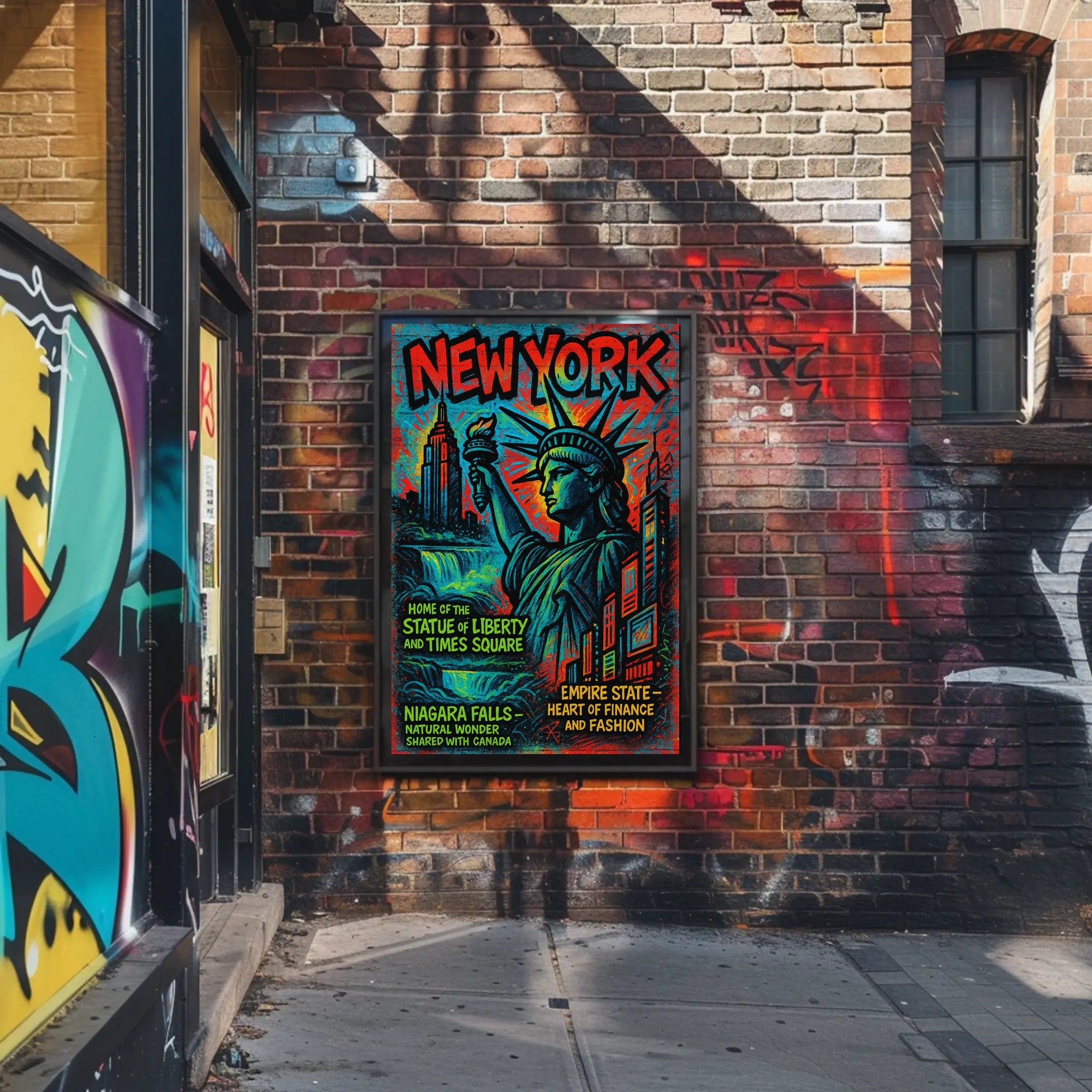 New York Wonders Poster PosterGoat