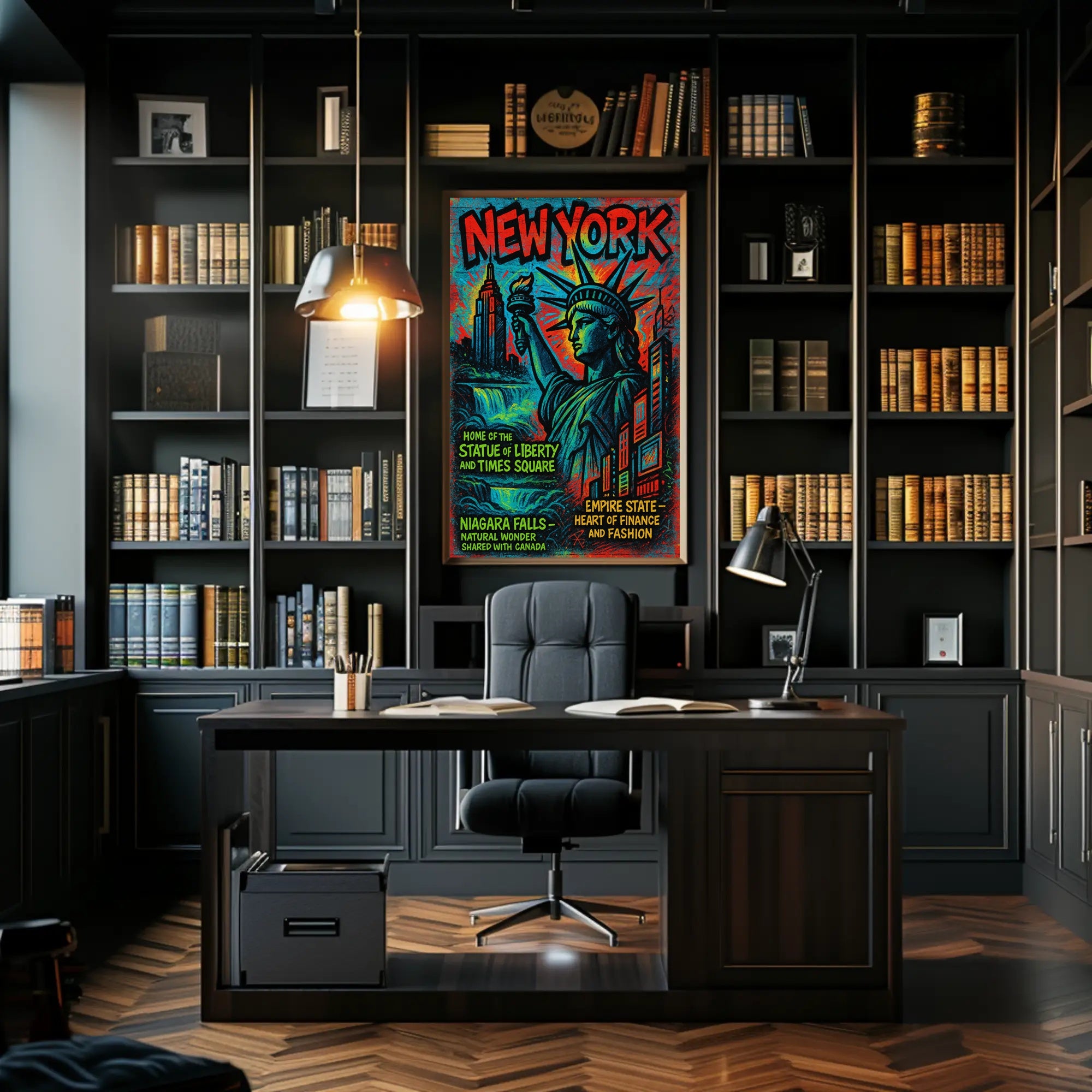 New York Wonders Poster PosterGoat