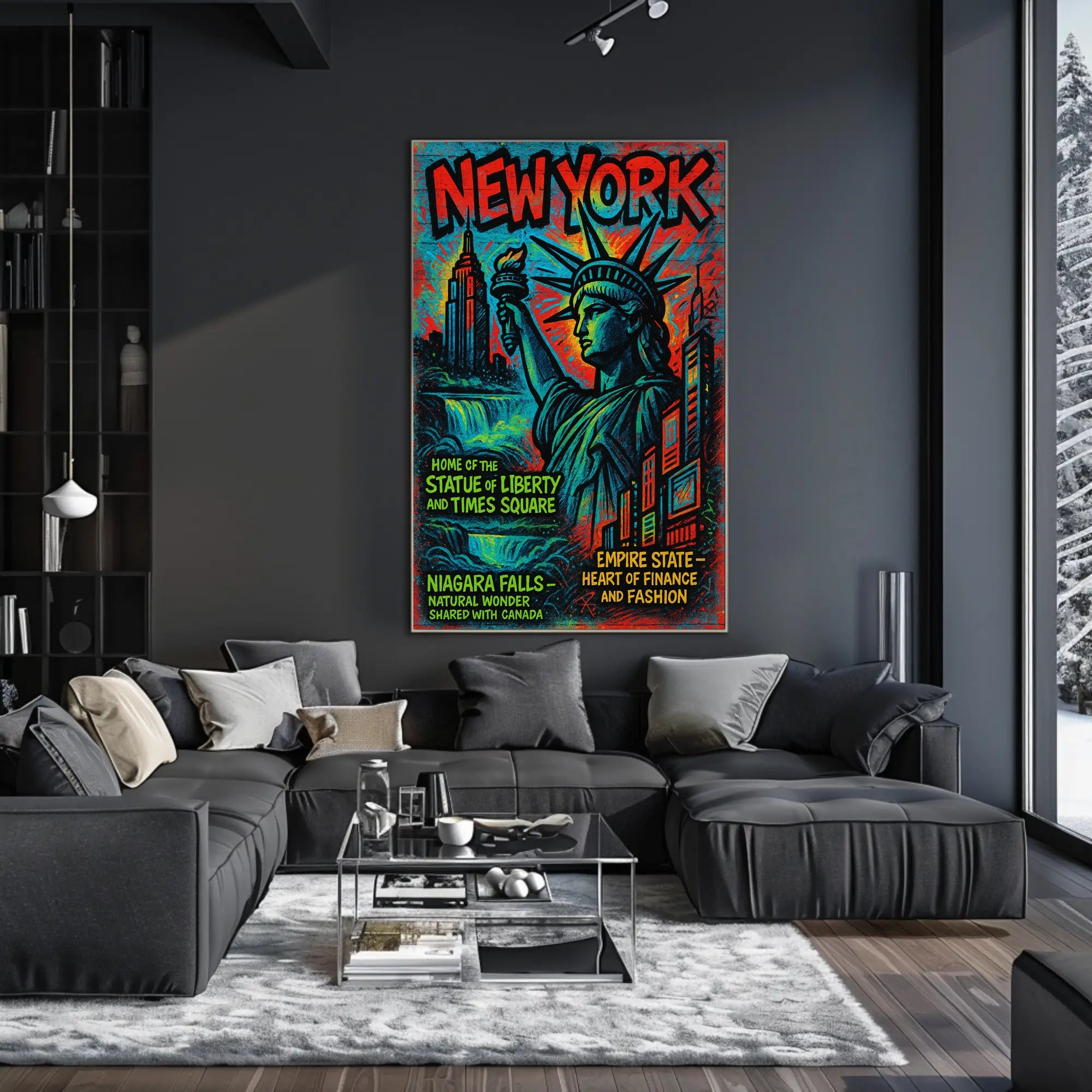 New York Wonders Poster PosterGoat