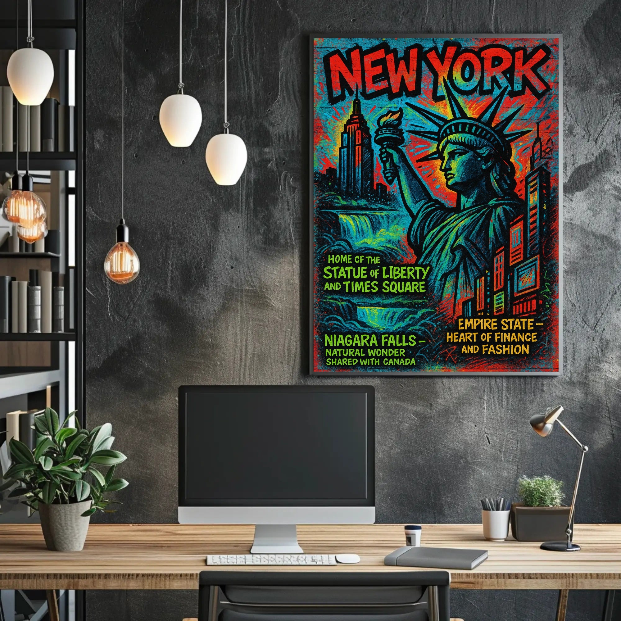 New York Wonders Poster PosterGoat