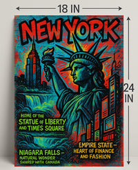 New York Wonders Poster PosterGoat