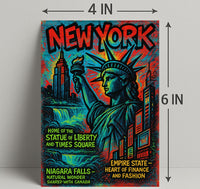 New York Wonders Poster PosterGoat