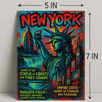 New York Wonders Poster PosterGoat