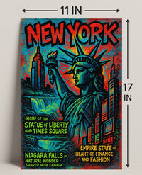 New York Wonders Poster PosterGoat