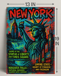 New York Wonders Poster PosterGoat