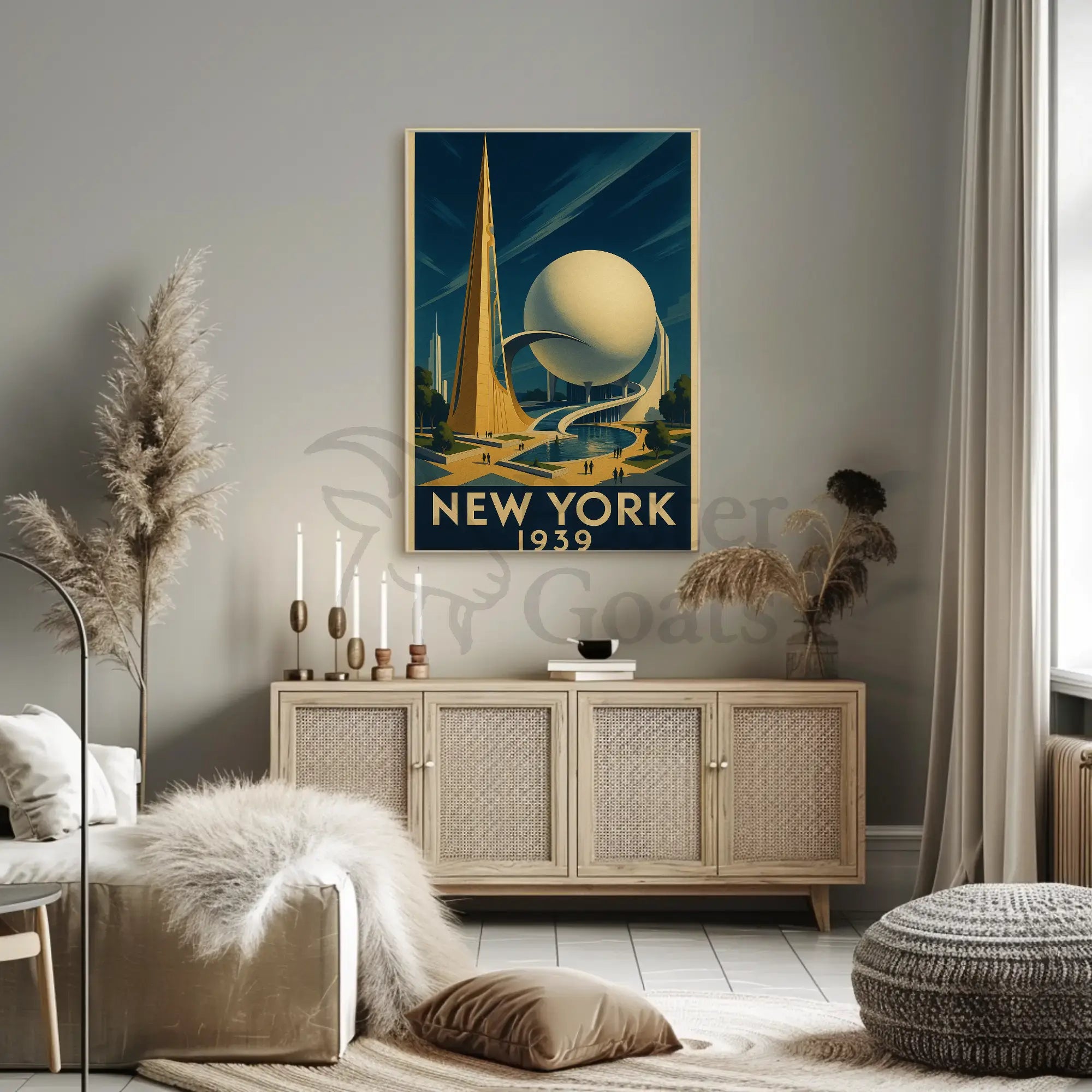 New York World's Fair 1939 Historical Poster PosterGoat