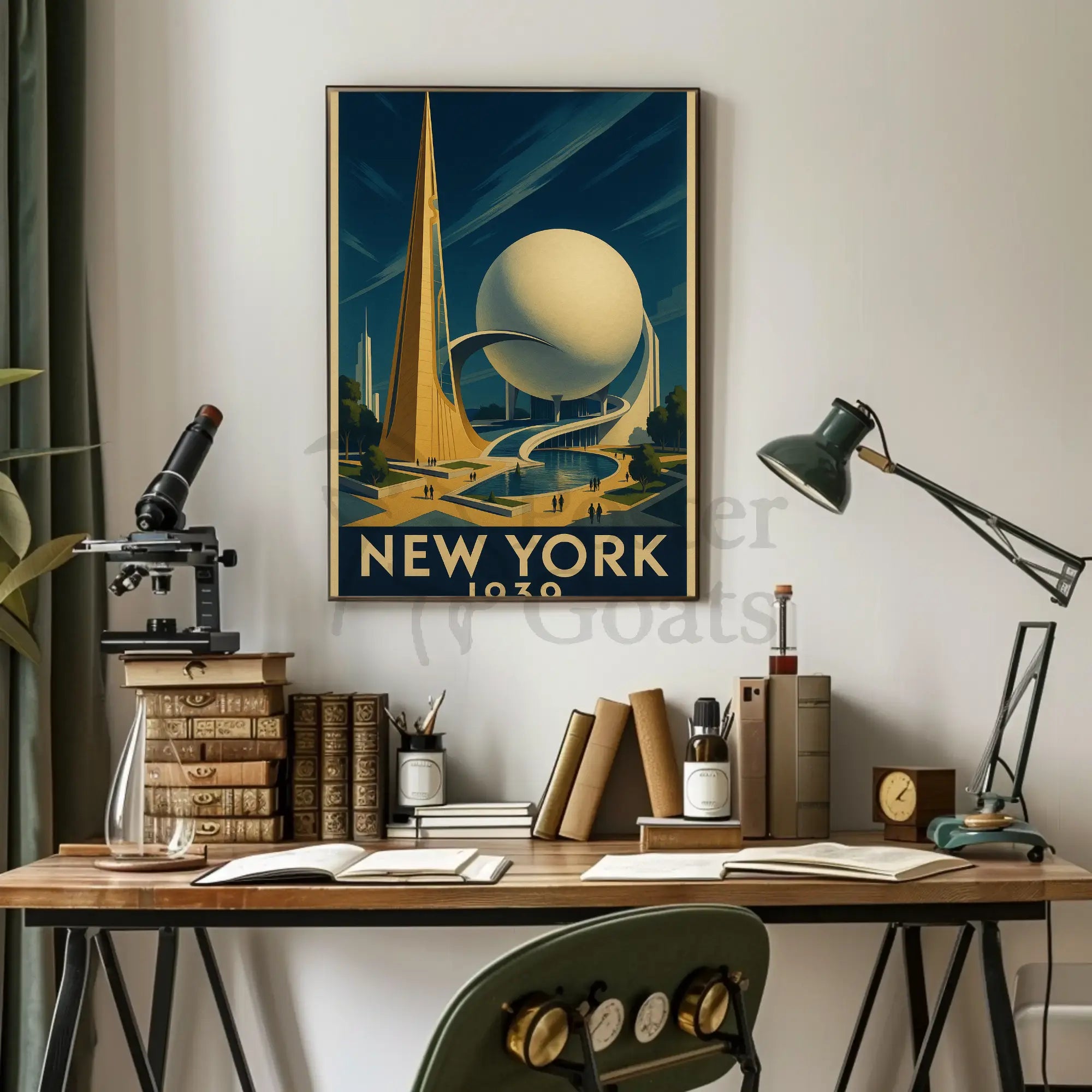 New York World's Fair 1939 Historical Poster PosterGoat