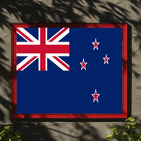 New Zealand Flag Display - Country Flag Poster PosterGoat