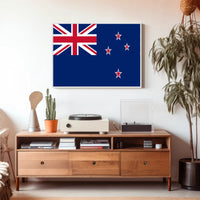 New Zealand Flag Display - Country Flag Poster PosterGoat