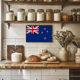 New Zealand Flag Display - Country Flag Poster PosterGoat