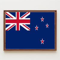 New Zealand Flag Display - Country Flag Poster PosterGoat