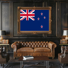 New Zealand Flag Display - Country Flag Poster PosterGoat