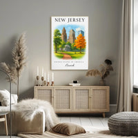 Newark Urban Serenity Art Travel Poster PosterGoat