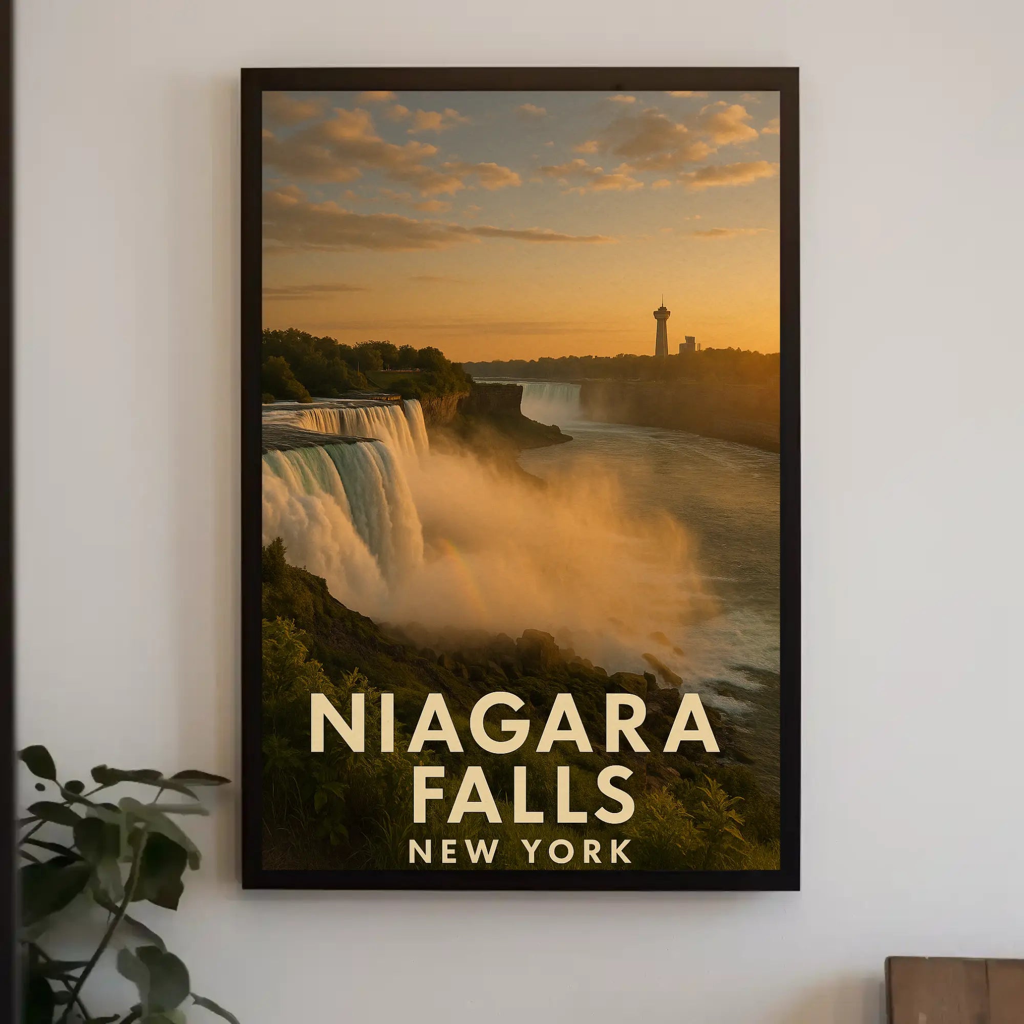 Niagara Falls New York Travel Poster PosterGoat