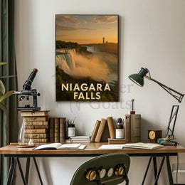 Niagara Falls New York Travel Poster PosterGoat