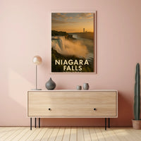 Niagara Falls New York Travel Poster PosterGoat