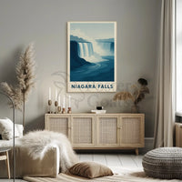 Niagara Falls Vintage Travel Masterpiece Poster PosterGoat