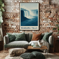 Niagara Falls Vintage Travel Masterpiece Poster PosterGoat
