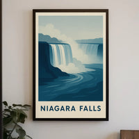 Niagara Falls Vintage Travel Masterpiece Poster PosterGoat