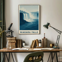 Niagara Falls Vintage Travel Masterpiece Poster PosterGoat