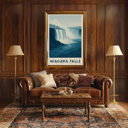 Niagara Falls Vintage Travel Masterpiece Poster PosterGoat