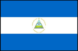 Nicaraguan National Flag Representation Country Flag Poster PosterGoat