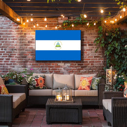 Nicaraguan National Flag Representation Country Flag Poster PosterGoat