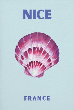 Nice France Coastal Serenity Travel Poster PosterGoat