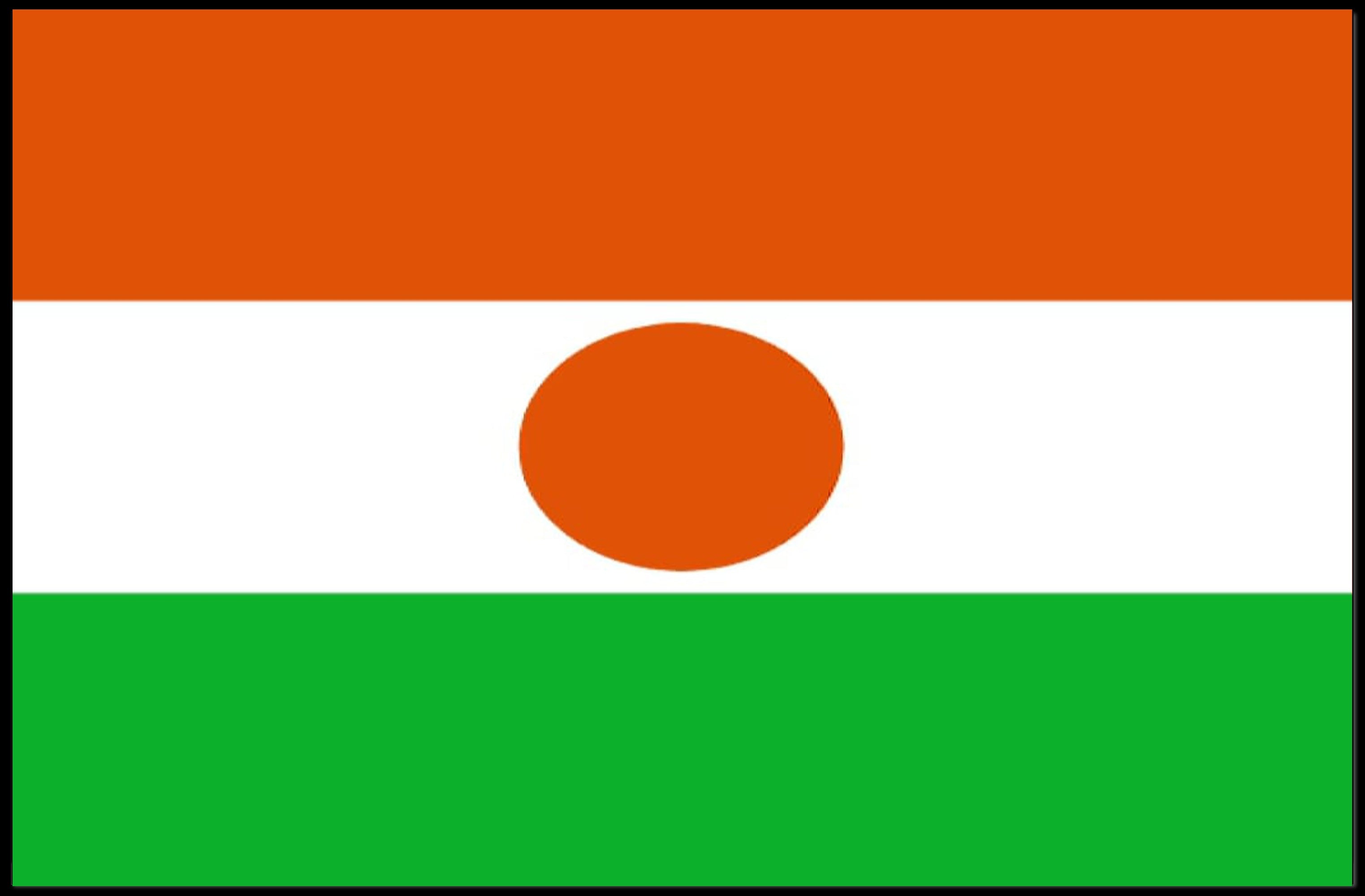 Niger Flag Minimalist Art: Country Flag Poster PosterGoat