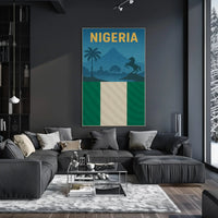 Nigeria Landscape: Vintage Scenic Heritage Travel Poster PosterGoat