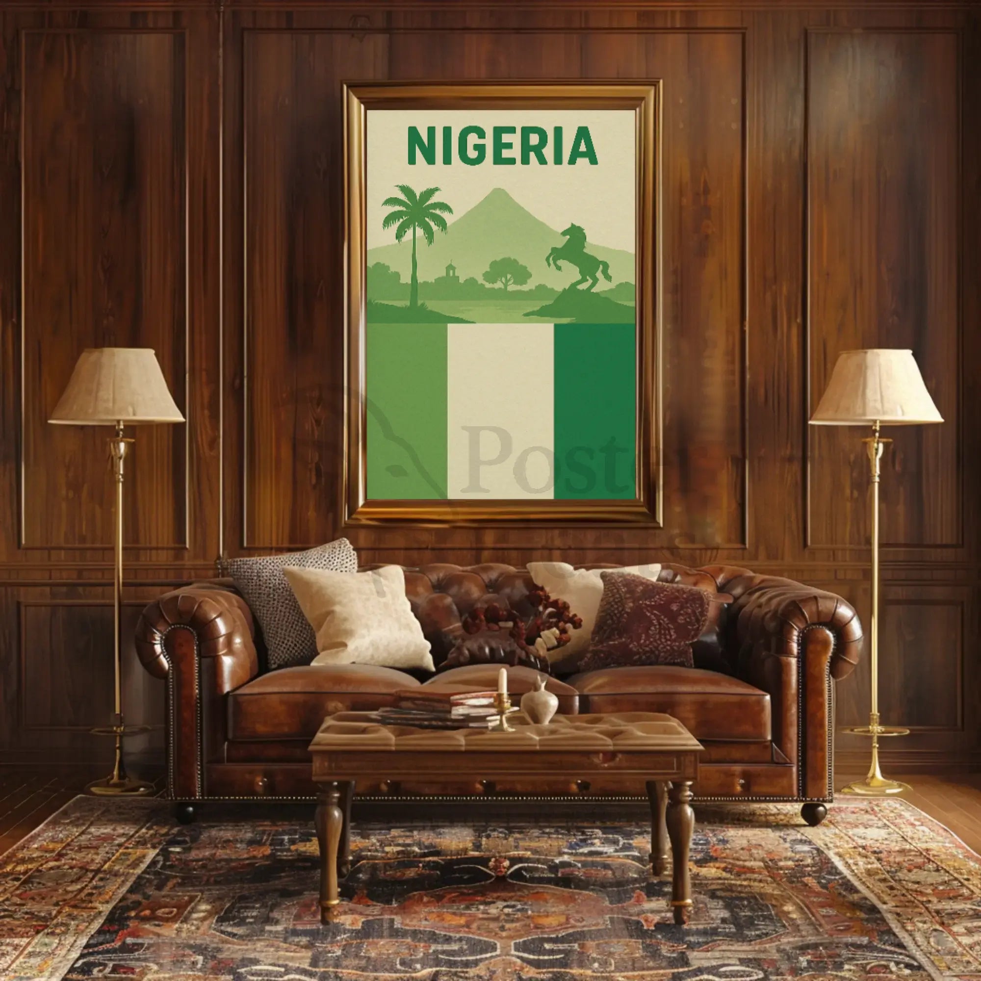 Nigeria's Natural Beauty Heritage Poster PosterGoat