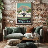 Nigerian National Assembly Modern Travel Poster PosterGoat