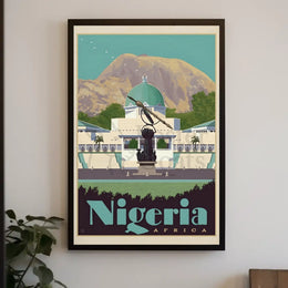Nigerian National Assembly Modern Travel Poster PosterGoat