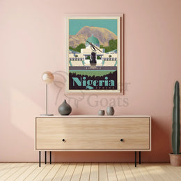 Nigerian National Assembly Modern Travel Poster PosterGoat