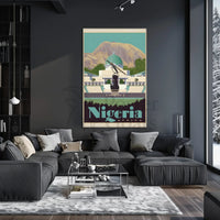 Nigerian National Assembly Modern Travel Poster PosterGoat