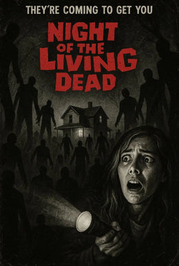 Night of the Living Dead Horror Poster PosterGoat