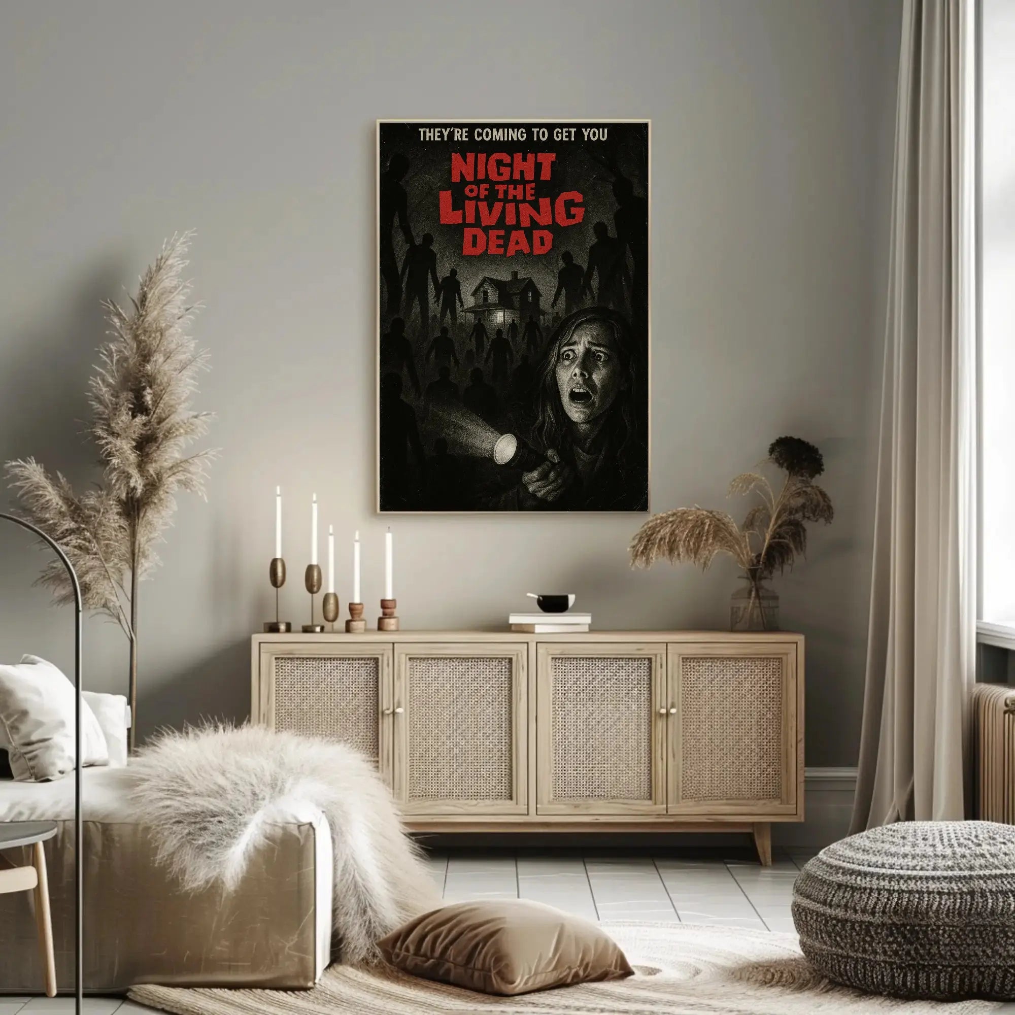 Night of the Living Dead Horror Poster PosterGoat