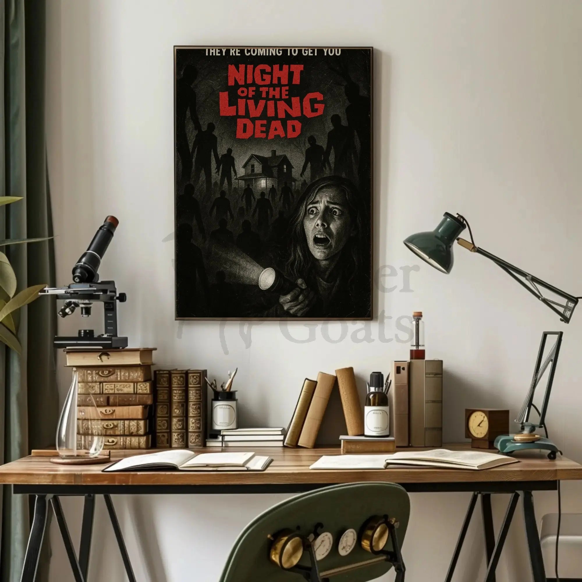Night of the Living Dead Horror Poster PosterGoat