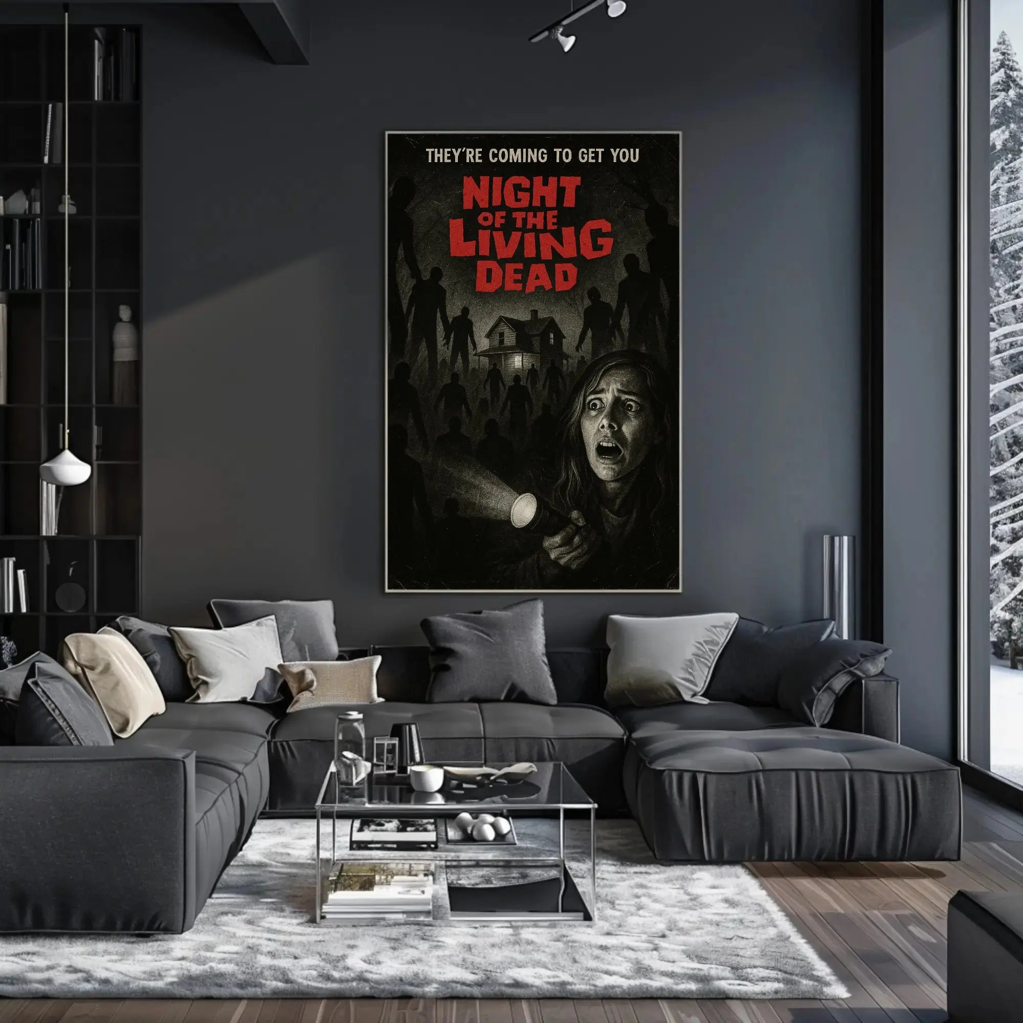 Night of the Living Dead Horror Poster PosterGoat