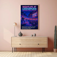Nightlife at Leidseplein Poster PosterGoat