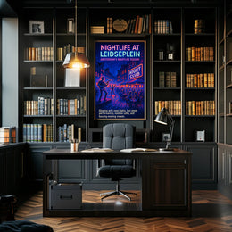 Nightlife at Leidseplein Poster PosterGoat