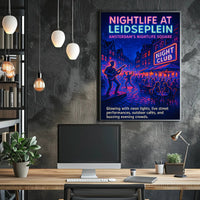 Nightlife at Leidseplein Poster PosterGoat