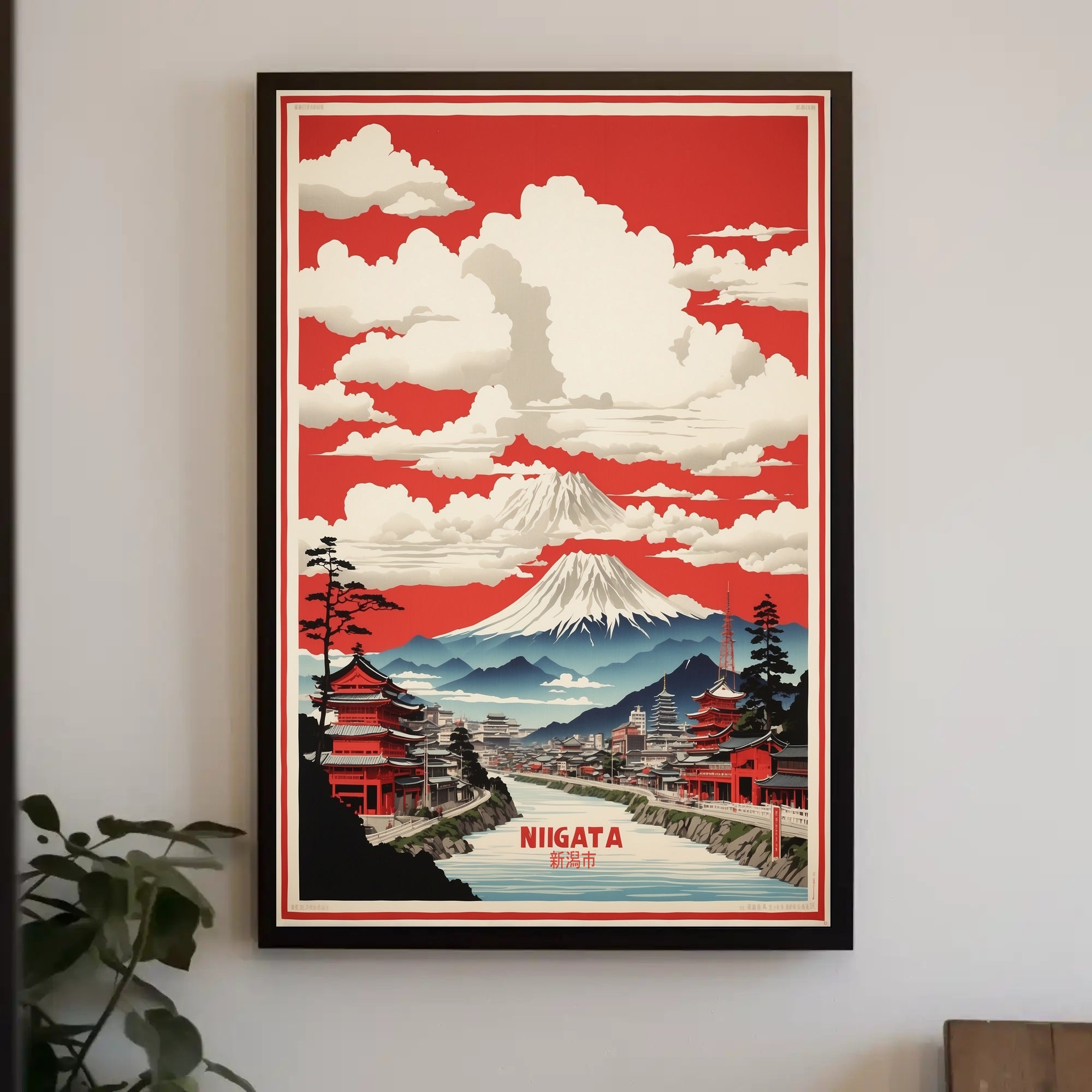 Niigata Scenic Landscape Travel Poster PosterGoat