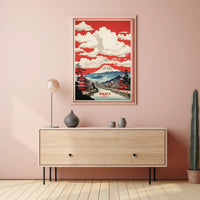Niigata Scenic Landscape Travel Poster PosterGoat