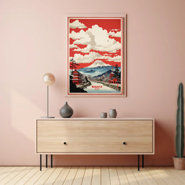 Niigata Scenic Landscape Travel Poster PosterGoat