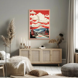 Niigata Scenic Landscape Travel Poster PosterGoat