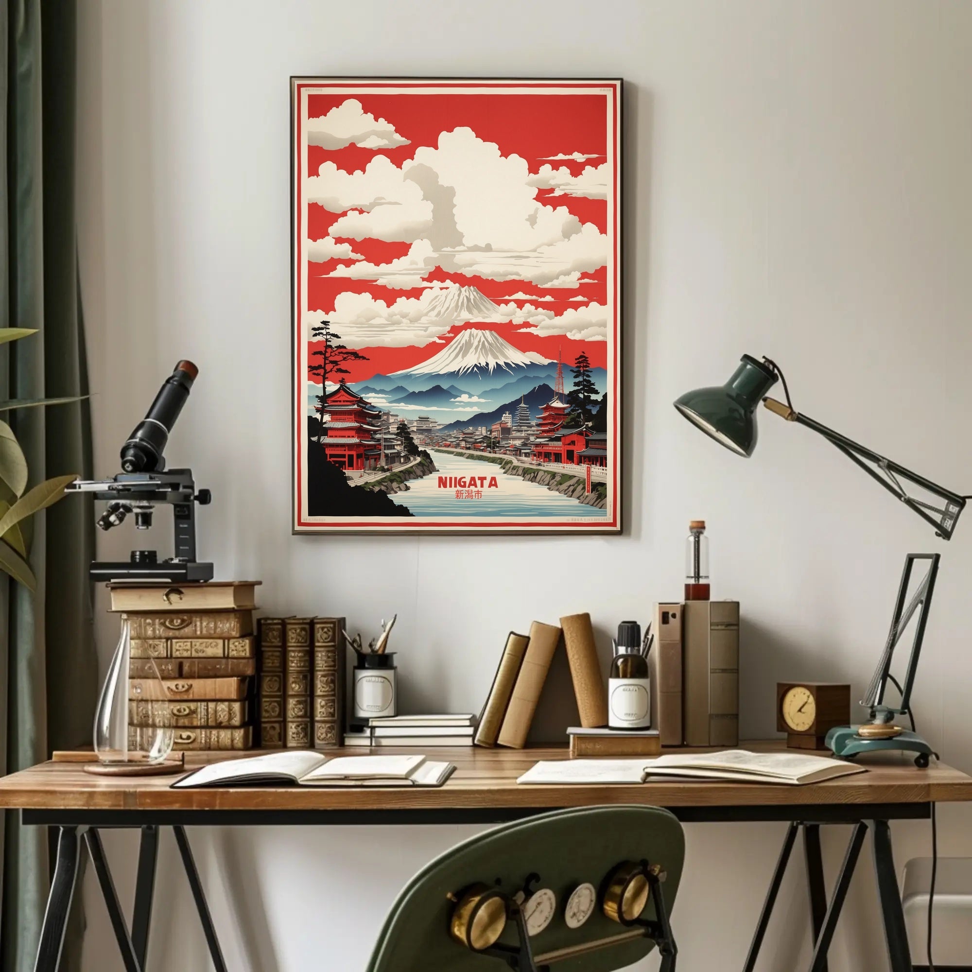Niigata Scenic Landscape Travel Poster PosterGoat
