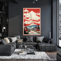 Niigata Scenic Landscape Travel Poster PosterGoat