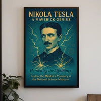 Nikola Tesla A Maverick Genius Poster PosterGoat