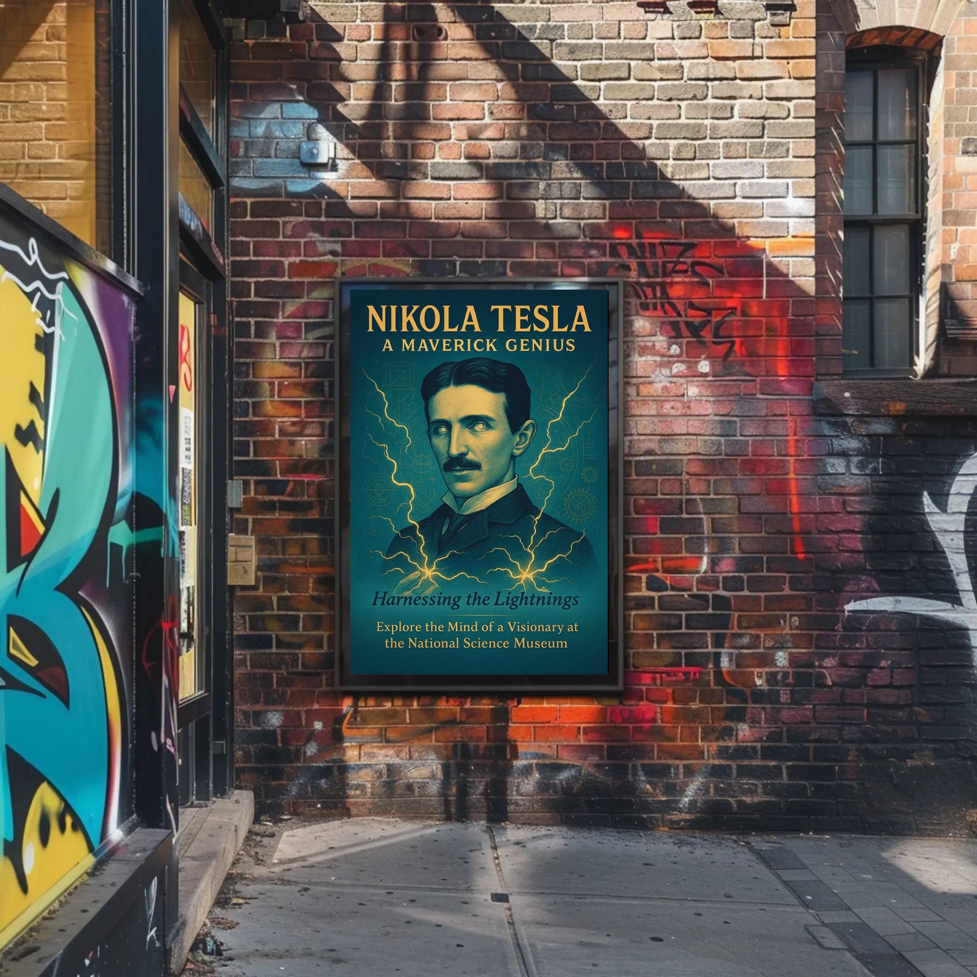Nikola Tesla A Maverick Genius Poster PosterGoat